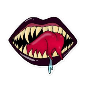 Vampire Fangs Sticker